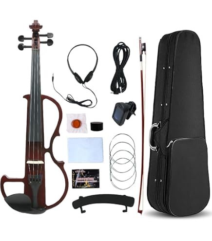 Amazon.com: Premium Carbon Fiber Electric Violin Full Size 4/4